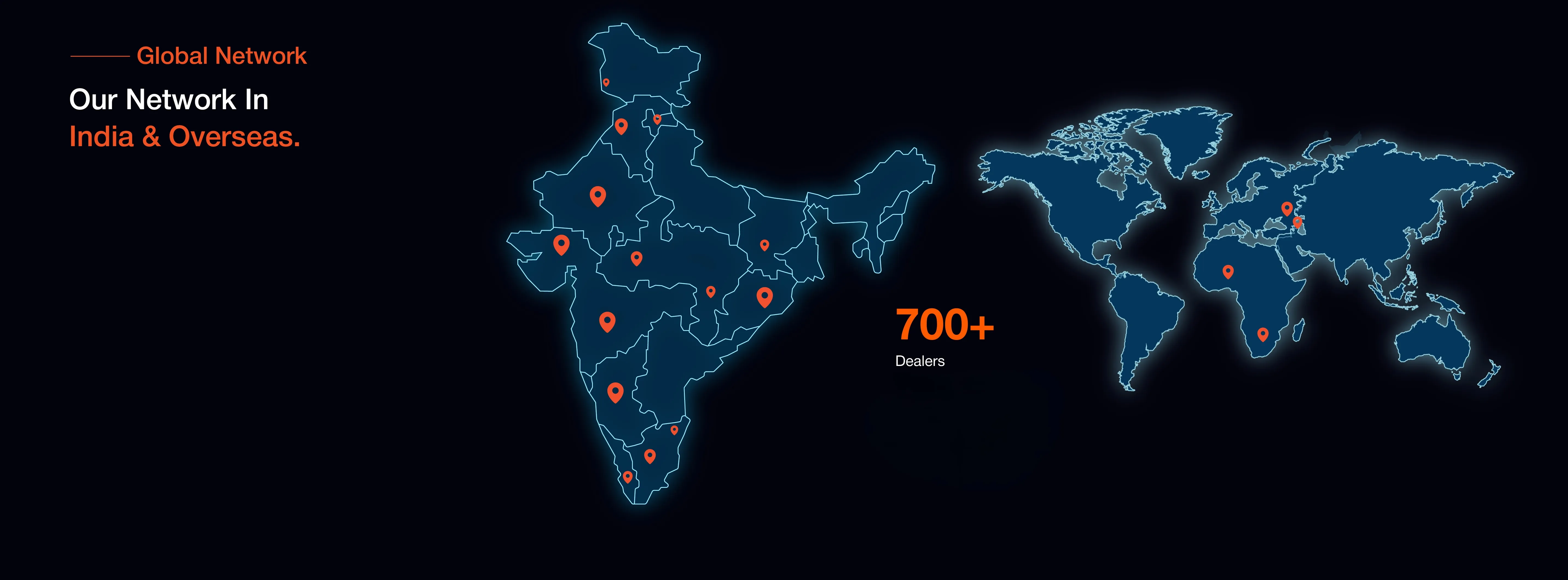 Axiom network across India and overseas